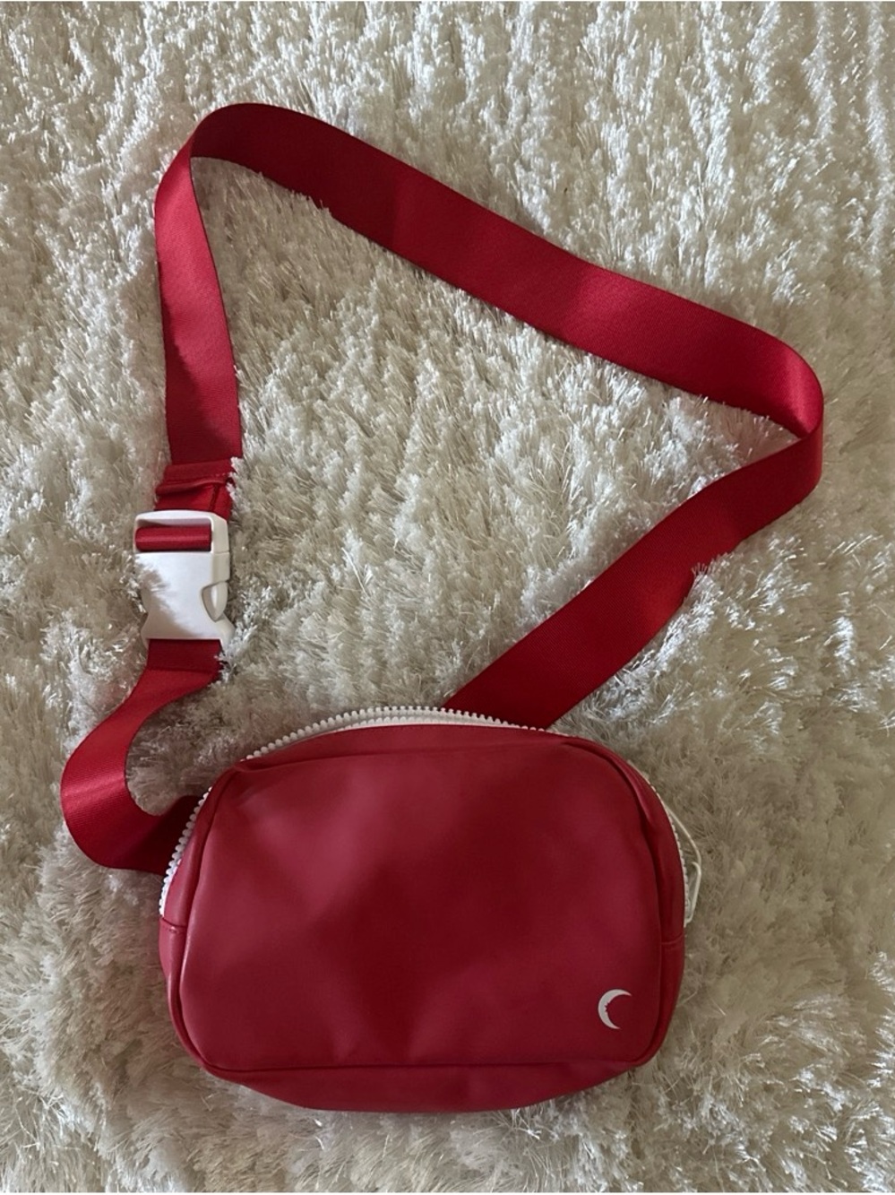 Zyia Active Scarlet Crescent Accent Crossbody Belt Bag